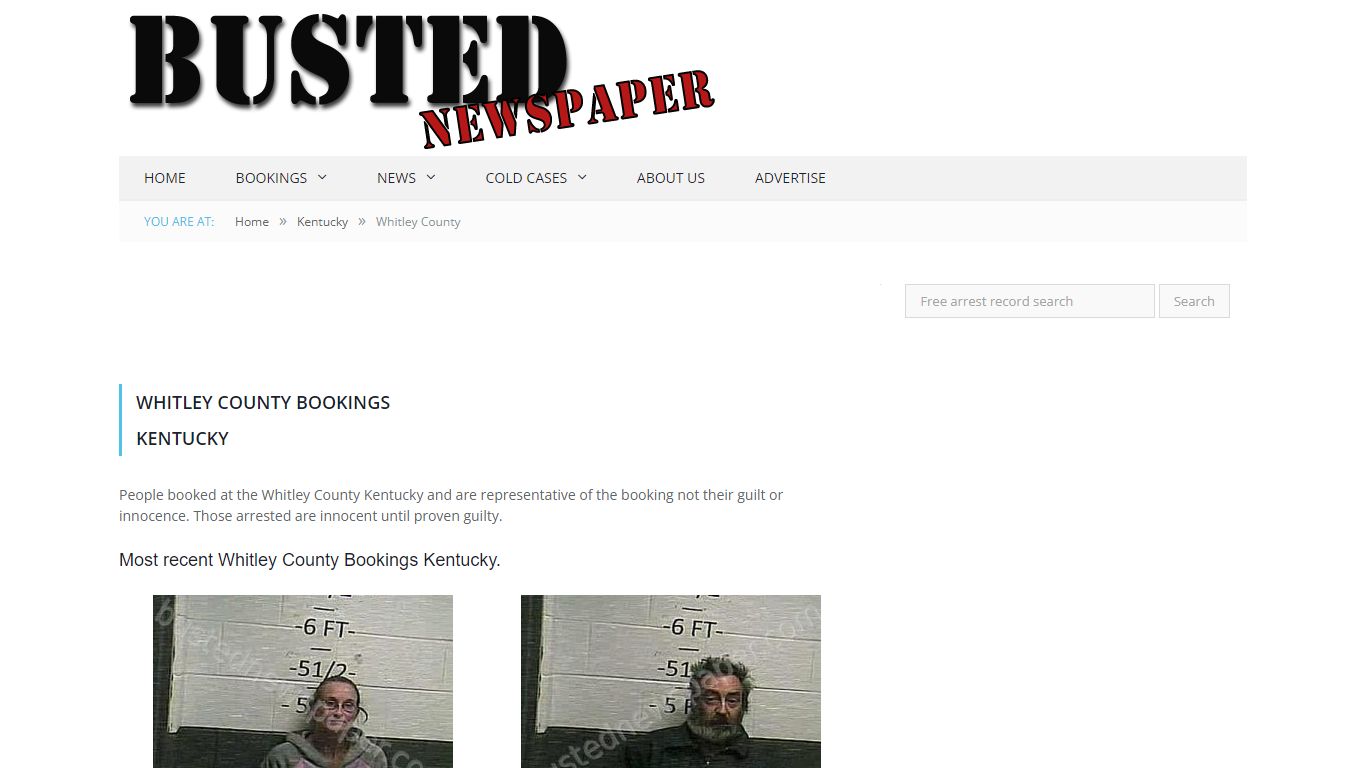 Whitley County, KY Mugshots - BUSTEDNEWSPAPER.COM